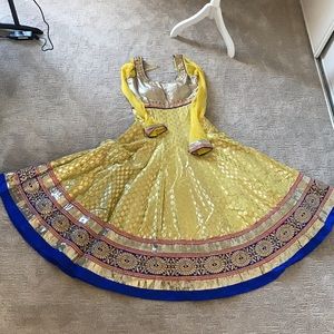 Floor length Bollywood Style dress